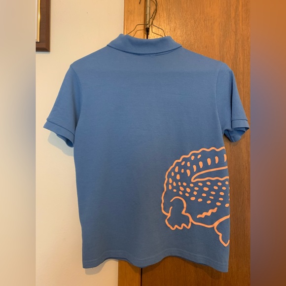 Boys’ Crocodile Print Cotton Piqué Polo sz 14 - Picture 2 of 4